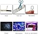 Deep Dream UV Black Light Led Strip 16.4Ft 5050 300LEDs Flexible Waterproof IP65 Blacklight Night Fishing Sterilization implicitly Party with 12V 5A Power Supply