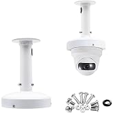 CTXSumTec Security Camera I Type Wall Ceiling Mount Bracket, Dome Camera Mount with Cable Hidden Junction Box Universal Camera Wall Mounting Bracket for CCTV Surveillance Camera (7.8" I Mount)