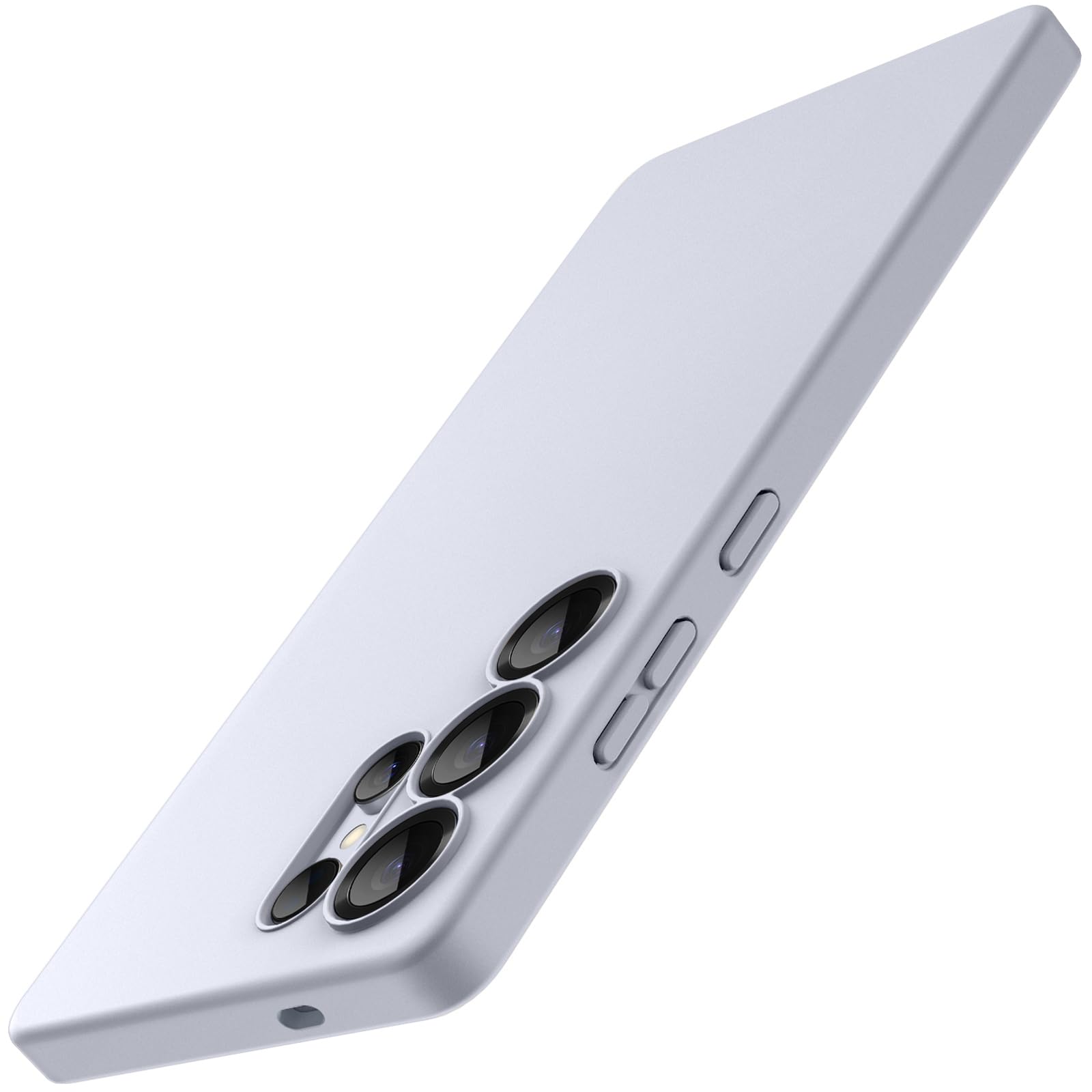 Photo 1 of JETech Slim Fit Case for Samsung Galaxy S25 Ultra 5G, Camera Lens Full Protection, Soft TPU Thin Protective Phone Cover with Matte Finish, Shockproof (Titanium Silver blue)