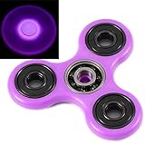 Fidget Toy Spinner, RunRRIn Hand Spinner Glow in the Dark with Hybrid Ceramic Bearing Anti- Anxiety, ADD,Adhd and Stress Relief (Purple)