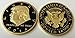 Limited Edition Donald Trump 24kt Gold Plated w/Black inlay 2016 Presidential EAGLE novelty coin 30mm