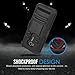 Zenfone 2 Laser Case, MoKo Shock Absorbing Hard Cover Ultra Protective Heavy Duty Case with Holster Belt Clip + Built-in Kickstand for ASUS Zenfone 2 Laser (ZE550KL / ZE551KL) 5.5 Inch - Black