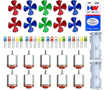 NextGeek School Science Project Science DC Motor kit 43 Item Loose in one Pack