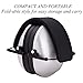 Kids Ear Protection Safety Ear Muffs, Adjustable Noise Reduction Ear Defenders for Studying Fireworks Construction Shooting Hunting Season, Suitable for Kids Small Adults, Silver