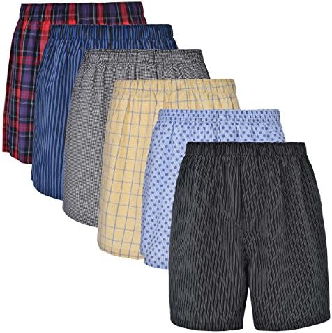 Reed Edward Classic ComfortFlex Waistband Boxer Shorts - 6 Pack