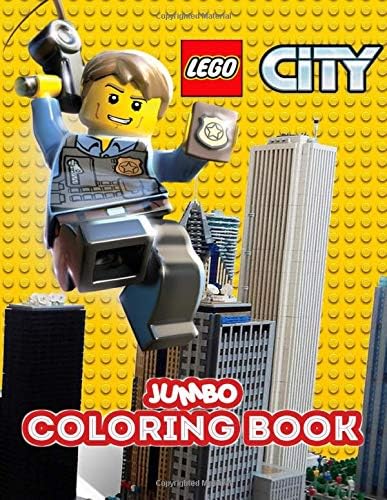 LEGO CITY Jumbo Coloring Book: Great Coloring Book for Kids and Any Fan of Lego City (Perfect for Children Ages 4-12) Paperback – October 17, 2018