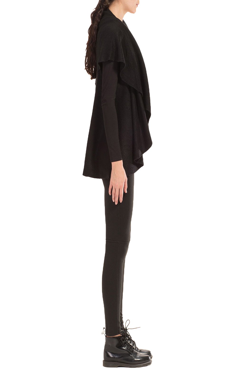 Look By M Womens Draped Basic Shawl Vest Desertcart Seychelles