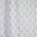 DII Lace Shower Curtain, 72x72, Lattice White