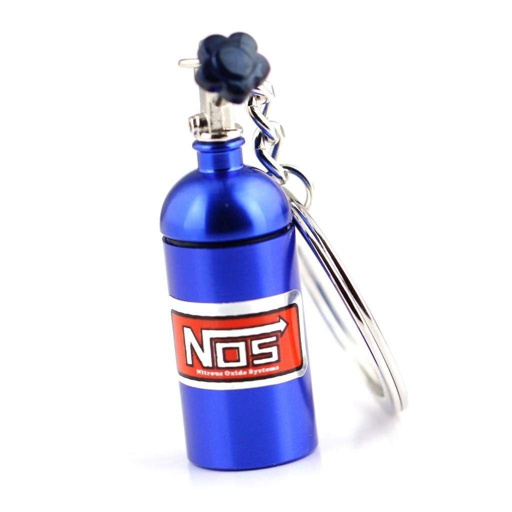 ® 86121 Creative NOS Mini Nitrous Oxide Bottle Stash Pill Box Storage Turbo Keychain