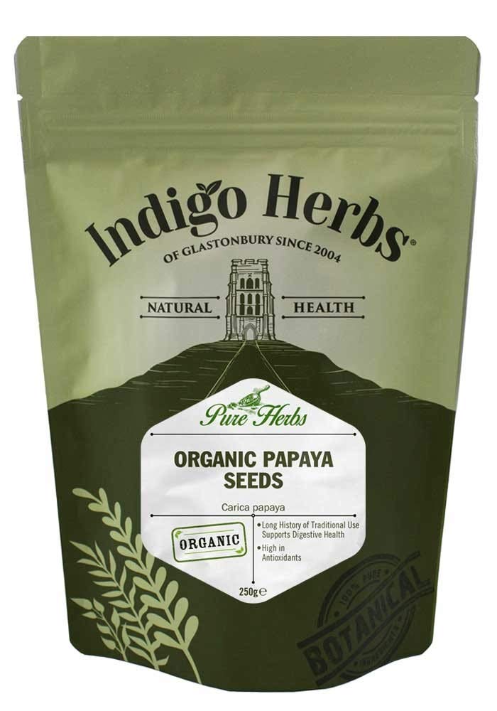 Indigo Herbs Organic Papaya Seeds 250g