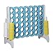 ECR4Kids Jumbo 4-to-Score Giant Game Set - Oversized 4-in-A-Row Fun for Kids, Adults and Families - Indoors/Outdoor Yard Play - 4 Feet Tall - Sky Blue