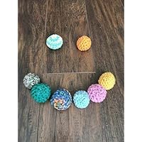 Crochet Catnip Toy Balls, Set of 3 or 6, Handmade, Cat Toy, Catnip, Kitty Toy, Kitten Toy, Pet Supplies, Pet Toy, Crochet Toy, Organic Catnip, Bell