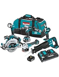 Makita 18V 18 V LXT iones de litio sin escobillas inalámbrico 6 piezas Combo Kit