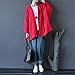Yesno JG6 Women Tops Blouse Casual Plus Size Cocoon Model Double Layers Cotton Linen