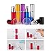 DE 6pcs 10ml Portable Mini Refillable Perfume Scent Aftershave Atomizer Empty Spray Bottle with 2 Funnel Filler for Travel Purse
