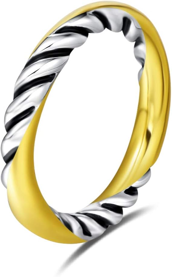 Amazon Co Jp Uny リング 結婚指輪 3mm ツイストケーブルワイヤー デザイナーにインスパイアされたファッションブランド アンティークレディースジュエリー 服 ファッション小物 Amazon Co Jp Uny リング 結婚指輪 3mm ツイストケーブルワイヤー デザイナーにインスパイアされたファッションブランド アンティークレディースジュエリー 服 ファッション小物