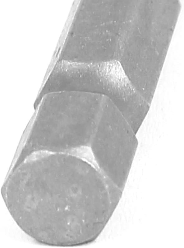 Sourcingmap 200mm Long 1/4" Hex Shank 5mm Hexagonal Tip Magnetic Hexagon Screwdriver Bit, H5 x 200mm - Image 4