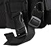 Pinty 600D Black Tactical Military Backpack Assault MOLLE Pack Combat Camping Bag 20-25L