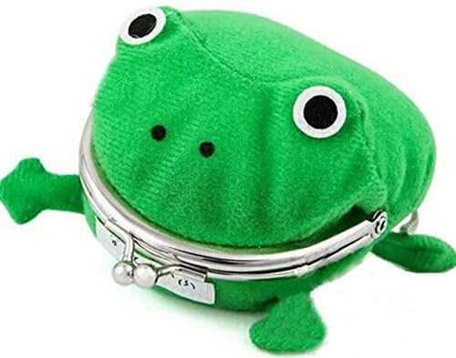 Naruto Cute Green Frog Coin Bag Cosplay Props Plush Toy Purse Wallet Funny Gift