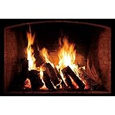 Haoyiyi 5x3ft Burning Firewoods Photography Backdrop Fireplace Flaming Woods Blazing Fire Winter Christmas Party Background Kids Children Family Camping Barbeques Decor Portrait Photo Props Polyester