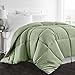 Beckham Hotel Collection King/Cal King Comforter – 1300 Series Goose Down Alternative Bed Comforters – Luxury King/Cal King Size Blanket - Machine Washable, All-Season Bedding, Duvet Insert - Sage
