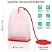 6 Pack Silicone Tea Infuser, FineGood Tea Bags Tea Infuser for Loose Tea Reusable Tea Filter Strainer