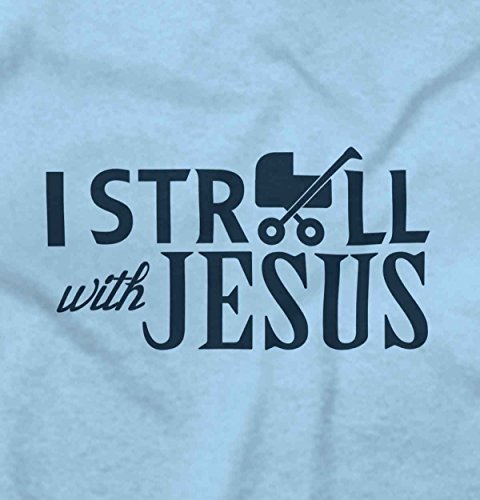 Stroll With Jesus New Parents Christian Baby Gifts Cute Funny Onesie Bodysuit