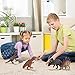KDMALL Dinosaur Toys, Assorted Dinosaur Figures with Accessories & Carrying Bag, 8