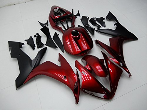 NT FAIRING Red Black Injection Mold Fairing Fit for Yamaha 2004 2005 2006 YZF R1 R1000 YZF-R1 New Painted Kit ABS Plastic Motorcycle Bodywork Aftermarket