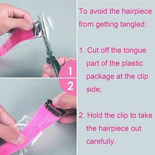 3 Extensions+Highlights+Straight+Hairpiece+Accessories