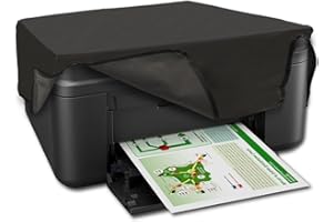 kwmobile Dust Cover Compatible with Canon Pixma MX495 / TR4550 / 4551 / 4755i - Printer Case - Fabric Protector Cover - Dark 