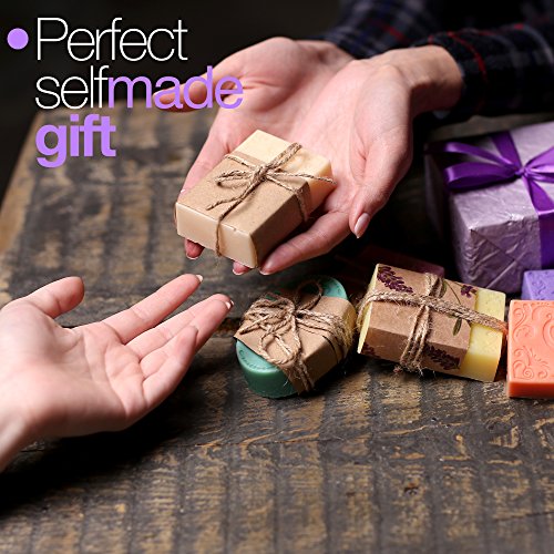 4 Rectangle+Silicone+Soap+Molds+Cavities