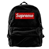 Unisex Supreme Brand Logo Canvas Backpack