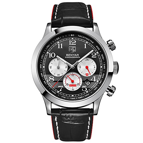 Benyar men watch classic business daily meetings metal …