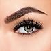 Lilly Lashes 3D Mykonos Flare Faux Mink Strip Eyelashes, False Eyelashes Dramatic Look, Reusable False Lashes, Fake Lashes Pack, Lash Strips with Luxury Silk Like Fibers, No Lash Glue Included
