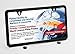 Christensen and Nielsen Matte Black License Plate Frame Slim 2 Holes Stainless Steel with Free Bonus Super Universal 76 pc Stainless License Plate Screws Assortment to Fit Any Vehicle