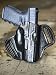 OUTBAGS LOB2P-XDSC Black Genuine Leather OWB Open Carry Pancake, Side Carry Belt Holster for Springfield Armory XD Subcompact 9mm, .40S&W. Also fits 3" XD MOD.2! Handcrafted in USA.