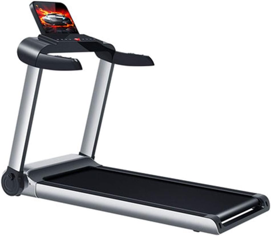 Treadmill Folding Treadmill Running Jogging Machine Gym Home Exercise Fitness Electric W/Smart Indoor Fitness (Color : Silver, Size : 160x77x138cm)