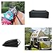 Petleader Collapsible Portable Cat Litter Box Black/Gray for Travel Light Weight Foldable (Black)
