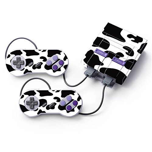 MightySkins Skin Compatible with Nintendo Super NES Classic - Cow Print | Prote…