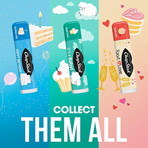 Chapstick Party Favor Lip Balm Gift Pack It's a Baby 10 sticks 0.15 oz each, Cream White