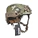 OneTigris AirFrame Style Helmet Airsoft Paintball Protective ABS Lightweight with NVG Mount (Multicam)