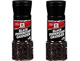 McCormick Black Peppercorn Grinder 2 Pack - 2.5 OZ