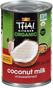 Thai Kitchen Organic Unsweetened Coconut Milk, 13.66 Fl Oz (Pack of 6)