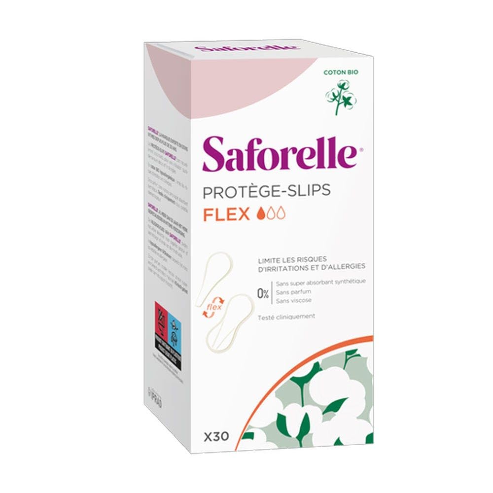 Saforelle 30 Flexible & Extra-Thin Panty Liners