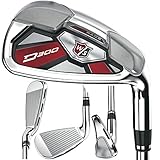 Wilson Staff D300 STL R MRH 4-PW, GW D300 Iron Set (Men's, Right Hand, Steel, Regular, 4-PW, GW),