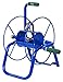 Yard Butler Hose Reel Handy Reel - Portable Hose Hanger - Garden Hose Storage - Water Hose Reel, Metal Hose Reel, Garden Hose Stand - Heavy Duty Steel Hose Reel Cart - Blue, (IHR-1BLU)