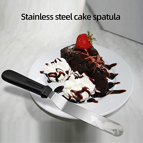 GreeSuit Cake Decorating Baking Knife Angled Icing Spatula Metal