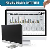 23.6 inch Computer Privacy Screen Filter for Widescreen Computer Monitor - 16:9 Aspect Ratio - Premium - Reversible Anti-Glare Protector - Privacy for Data Confidentiality by AirMat