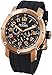 TW Steel Men's TW131 Grandeur Tech Black Rubber Chronograph Dial Watch